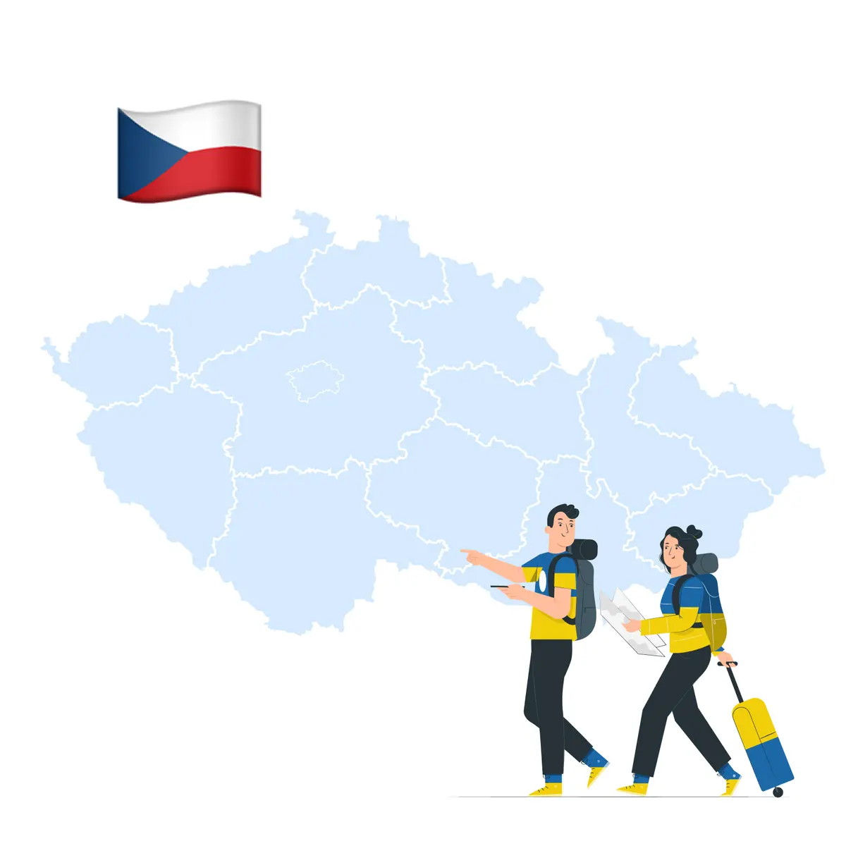Как выехать украинцам в Чехию?
