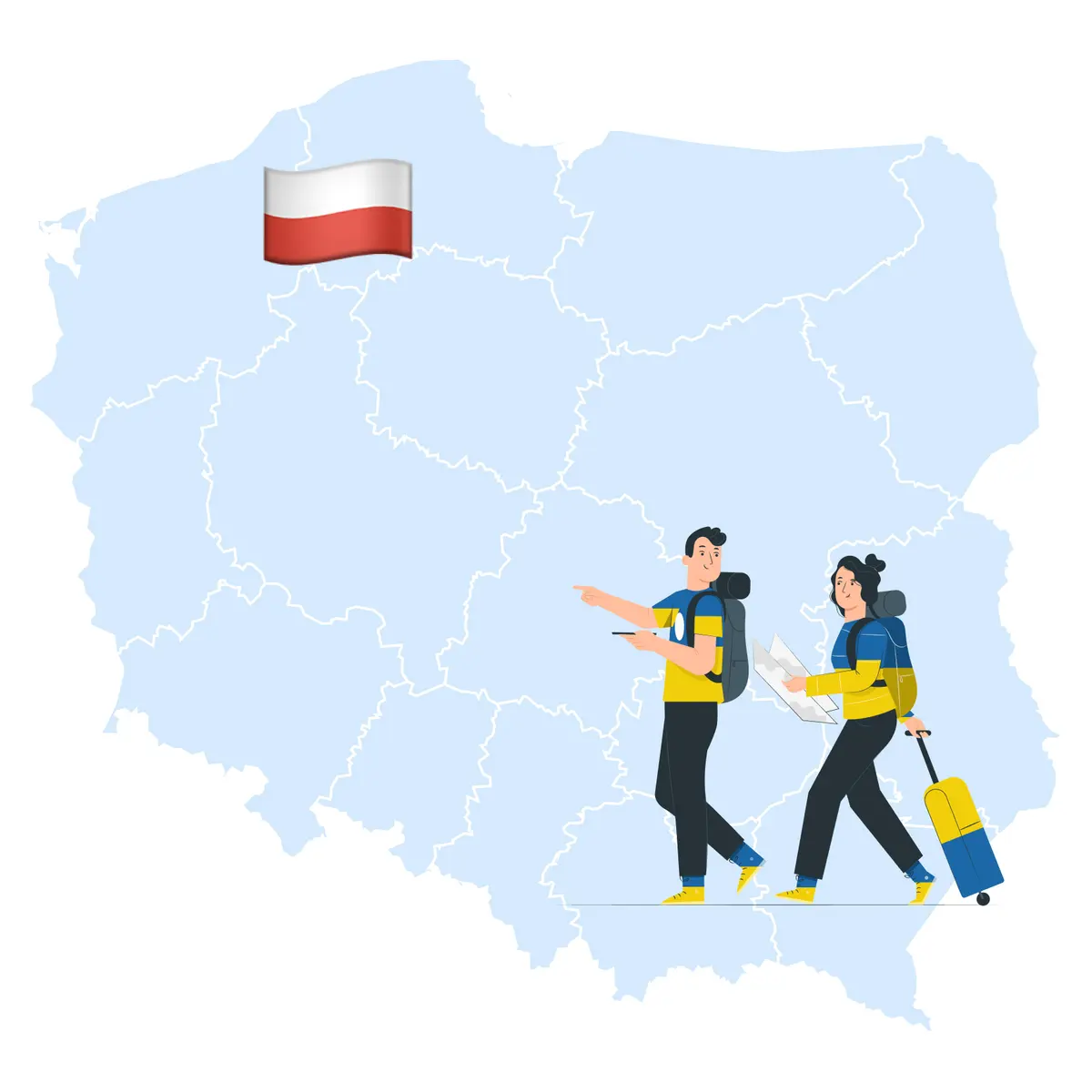 Как выехать украинцам в Польшу?