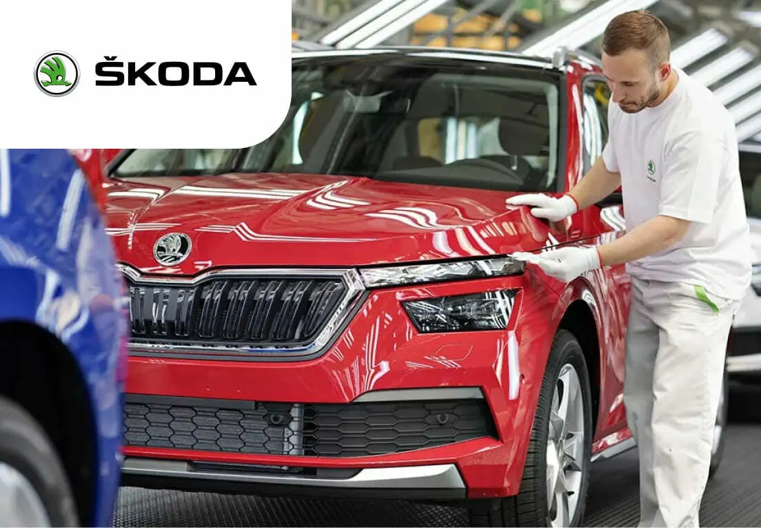 Оператор на производство деталей для автомобилей Skoda