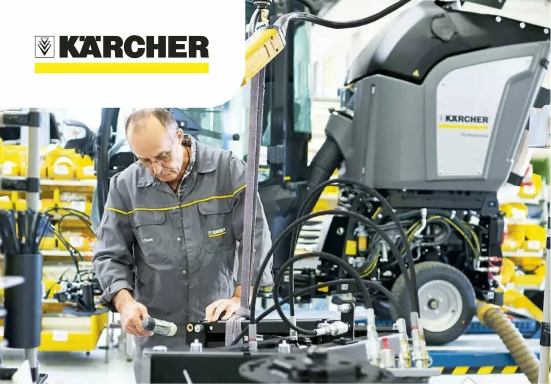 Работник на производство техники Kärcher