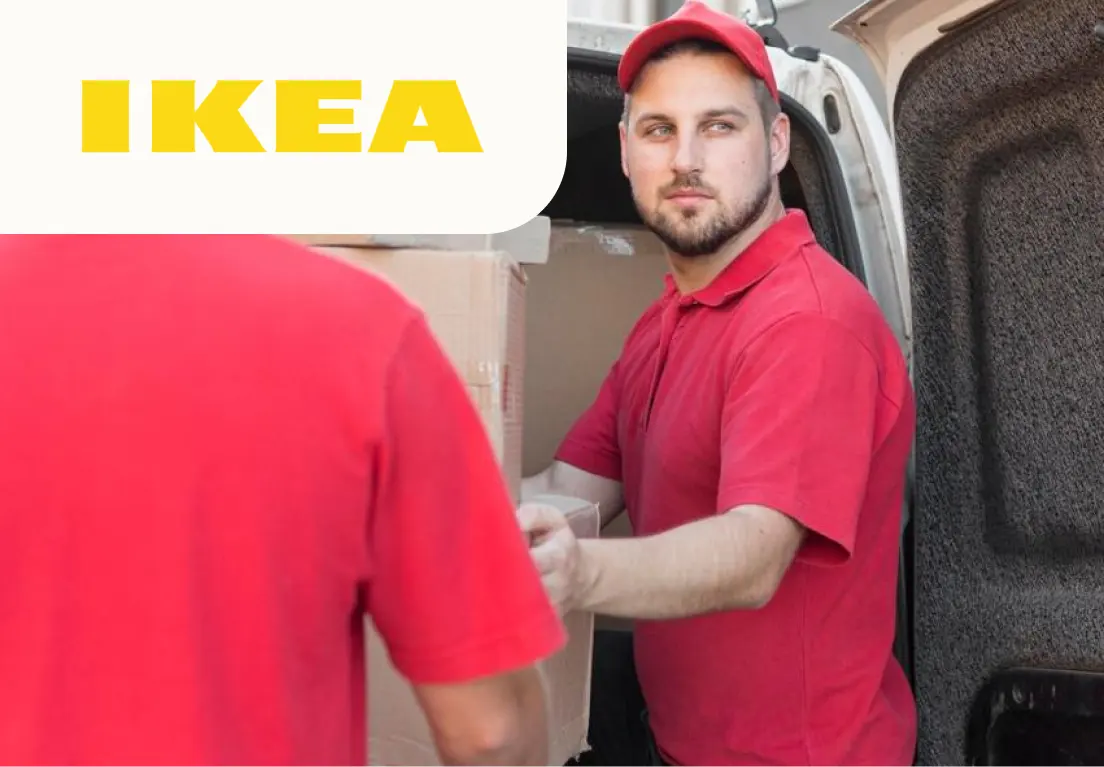 Курьер (доставка мебели IKEA)
