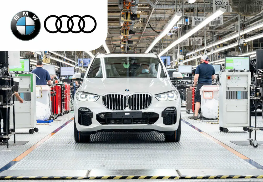 Рабочий на автомобильный завод AUDI и BMW