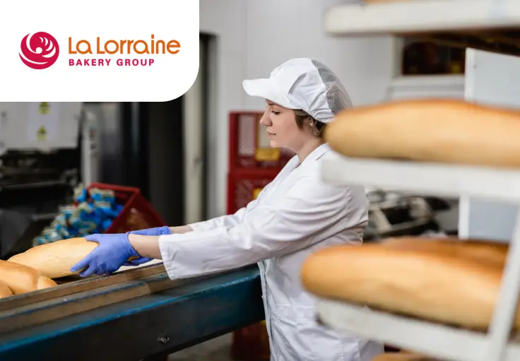 Работник в пекарню La Lorraine