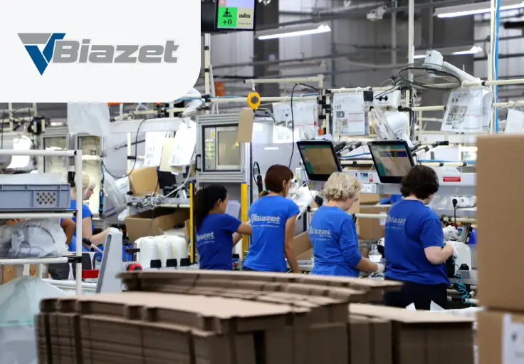 Работник на завод электрических бытовых приборов BIAZET