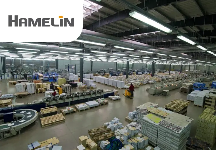 Упаковщик бумажной продукции на фирму Hamelin