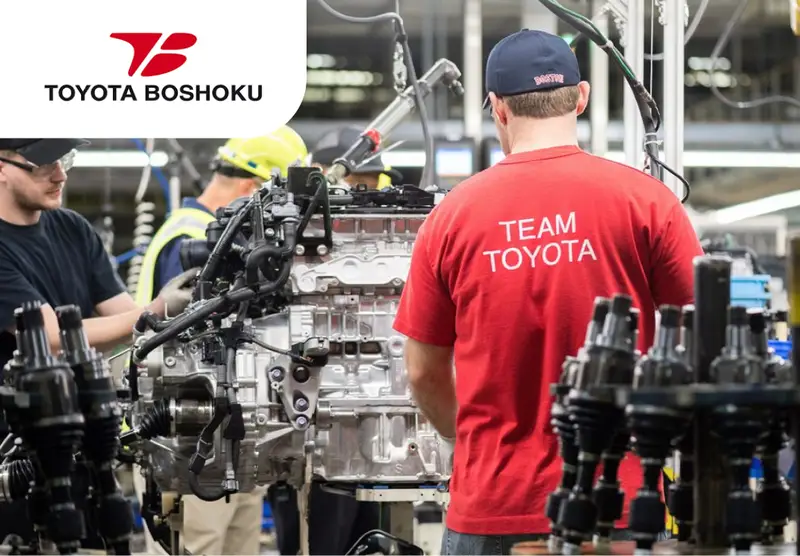 Работник автомобильного производства TOYOTA BOSHOKU POLAND