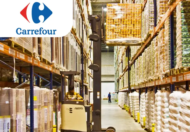Работник потребительского склада Carrefour