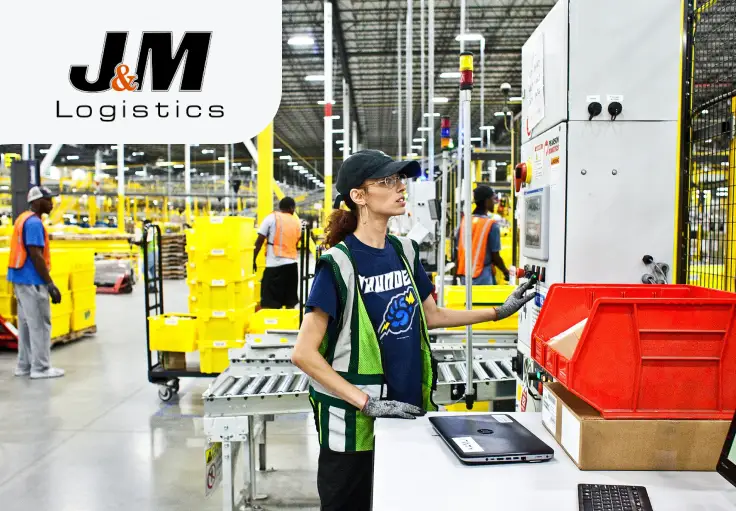 Працівник на логістичний склад автомобільних запчастин J&M Logistics
