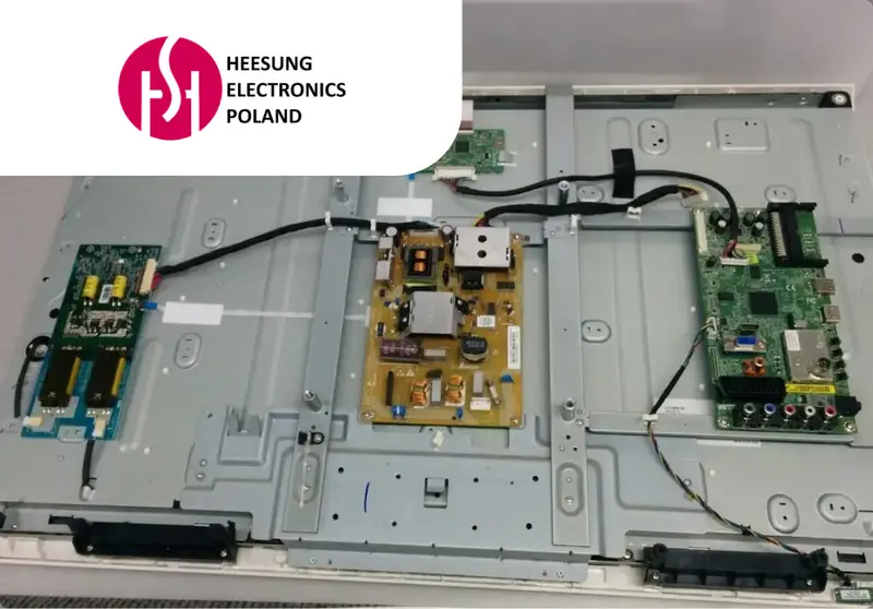 Работник завода HEESUNG DZIAŁDOWO