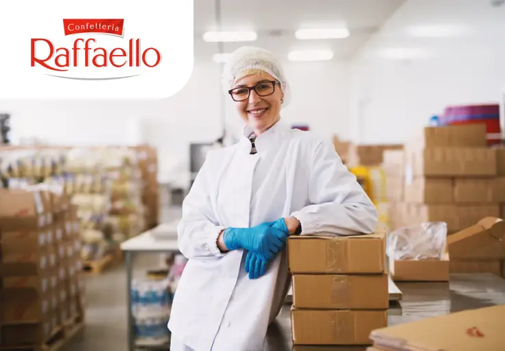 Упаковщик на кондитерскую фабрику Raffaello