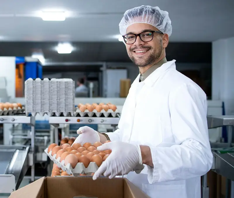 Работник на упаковку яиц Weko (Egg factory)