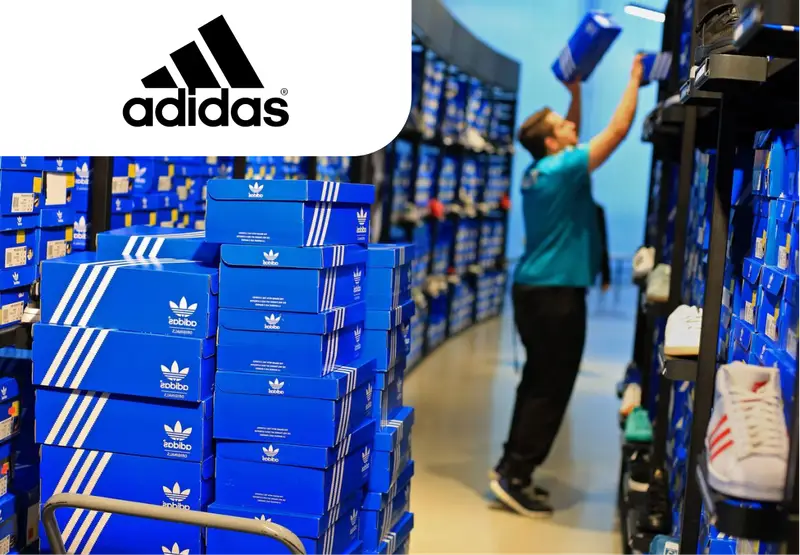Работник на склад новой одежды и обуви Adidas