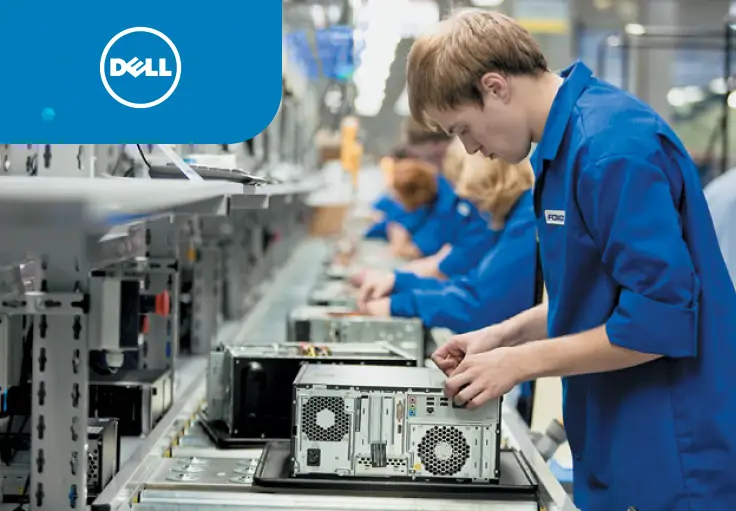 Работник на производство ноутбуков DELL