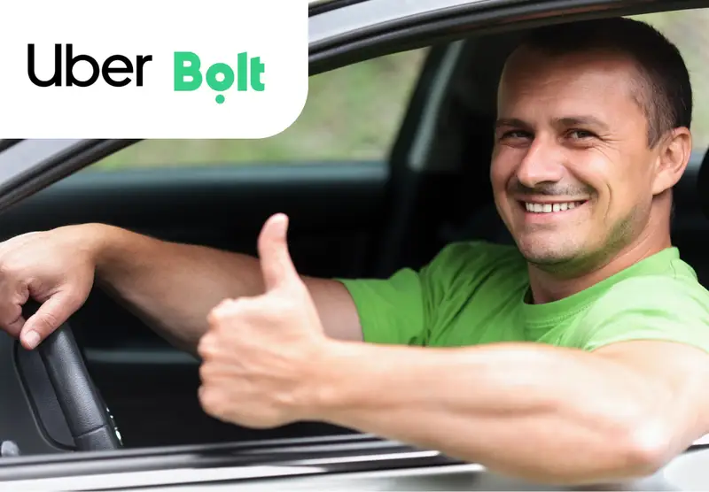 Водитель такси (Bolt, Uber)