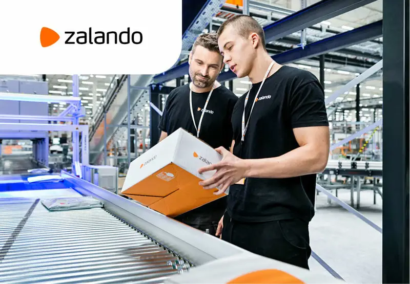 Упаковка брендовой одежды и обуви ZALANDO