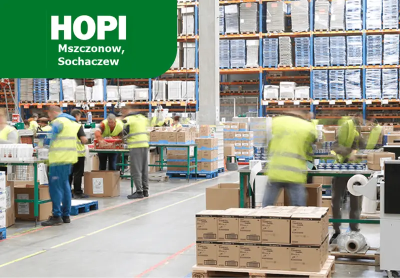 Работник на складе косметики и бытовой химии HOPI