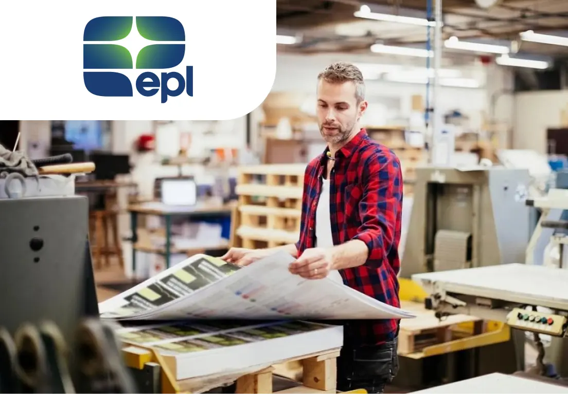 Работник типографии Epl Poland