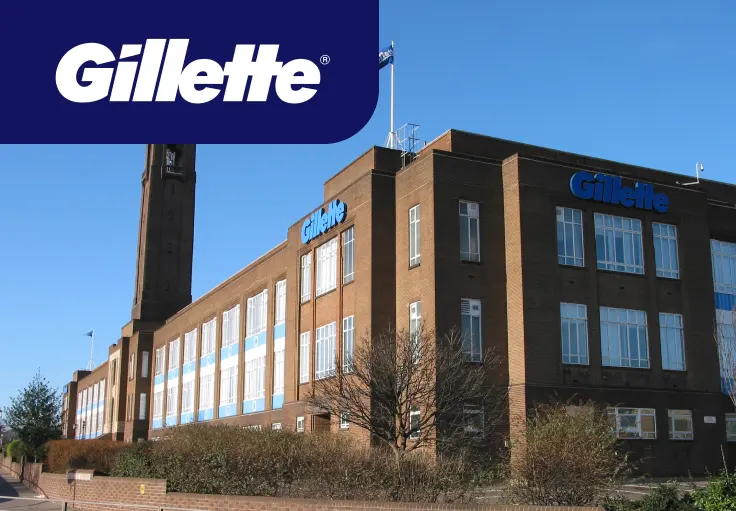 Упаковка станков для бритья Gillette