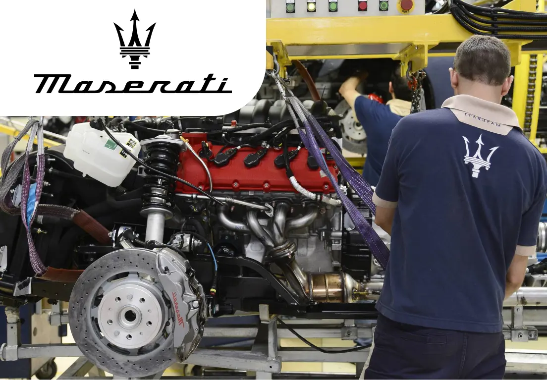 Производство запчастей для автомобилей Maserati