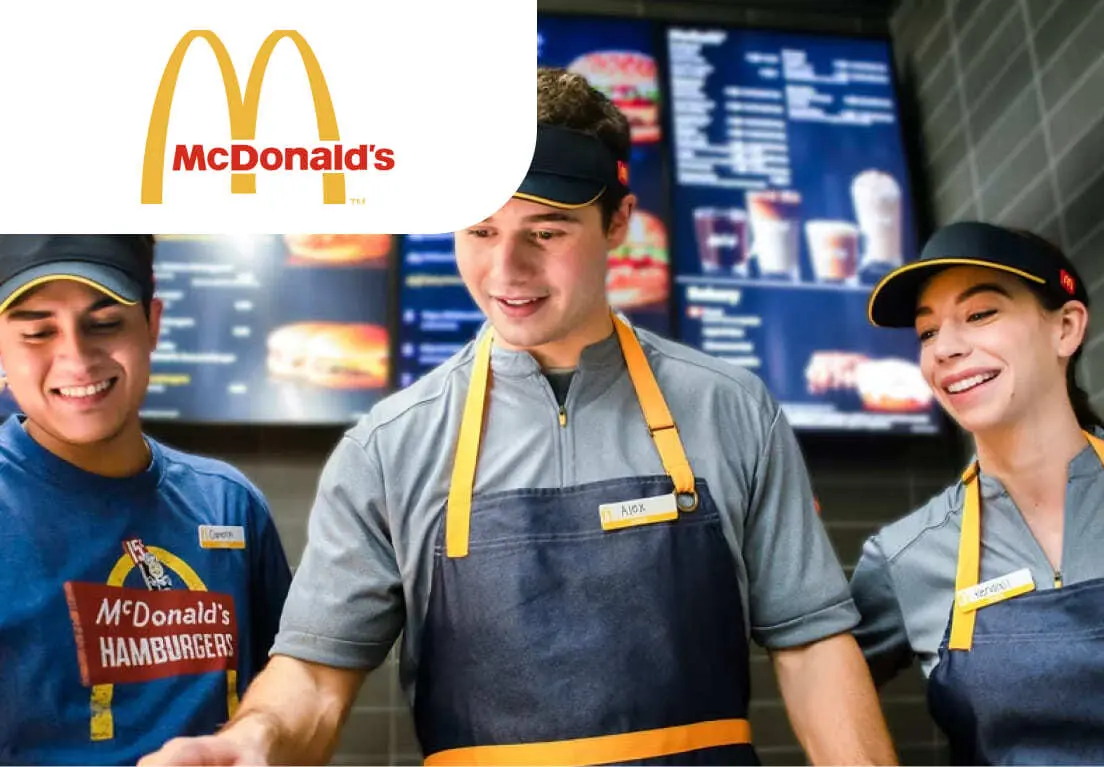 Работник в McDonald's