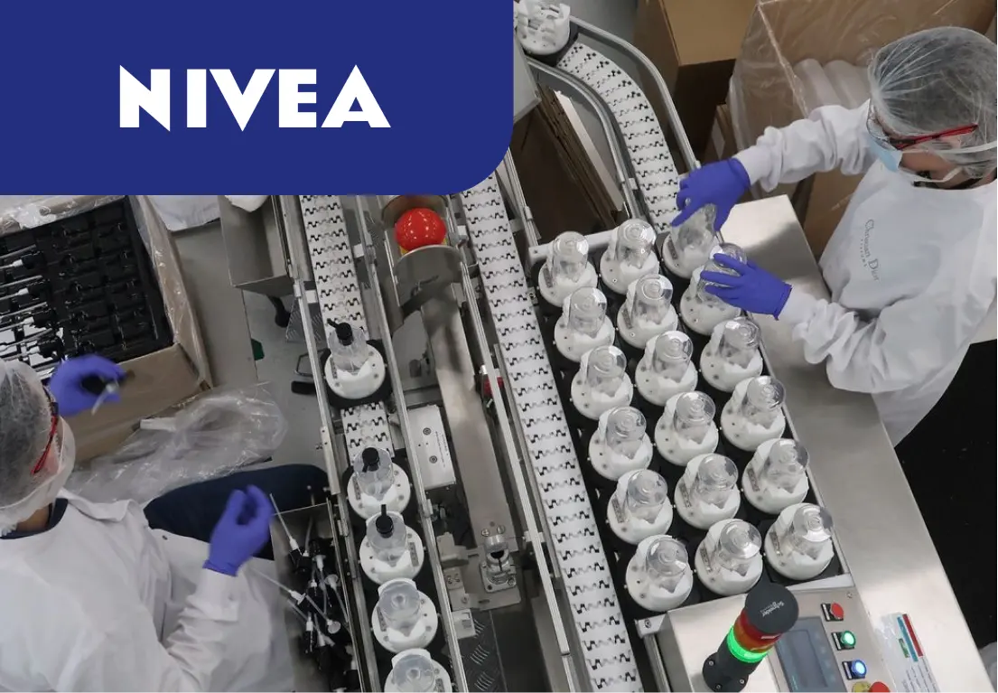Упаковщик на заводе косметики Nivea