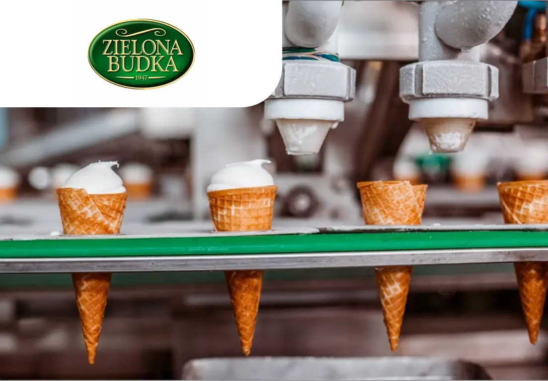 Работник на фабрику мороженого ZIELONA BUDKA